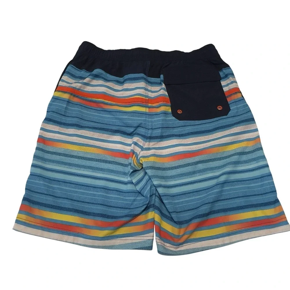 Speedo Men's Active Flex Swim E-Board Shorts Size Large Multicolored 10